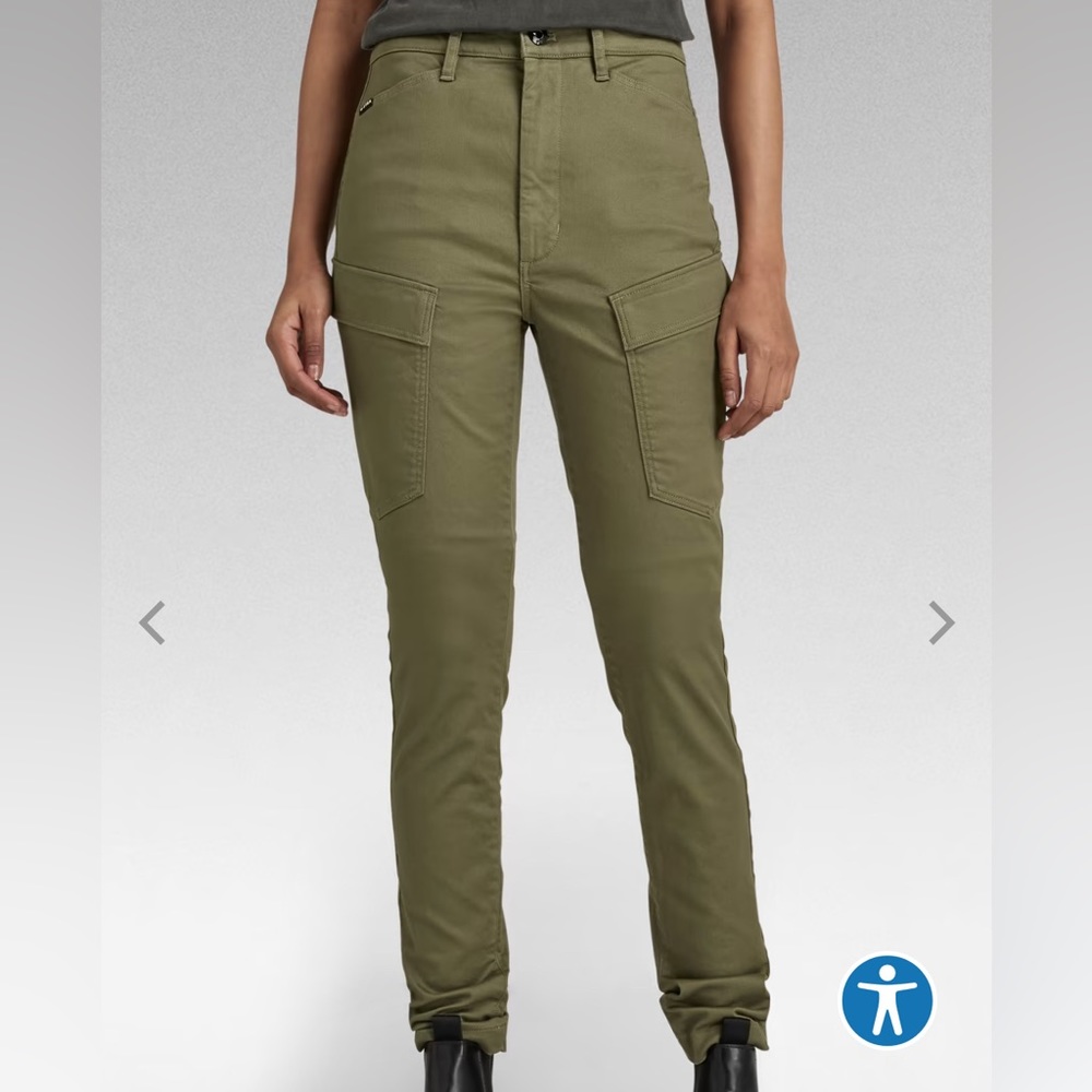 G-Star Raw  Kafey Cargo & 29/32  & 25/32 Ultra High waist NEW